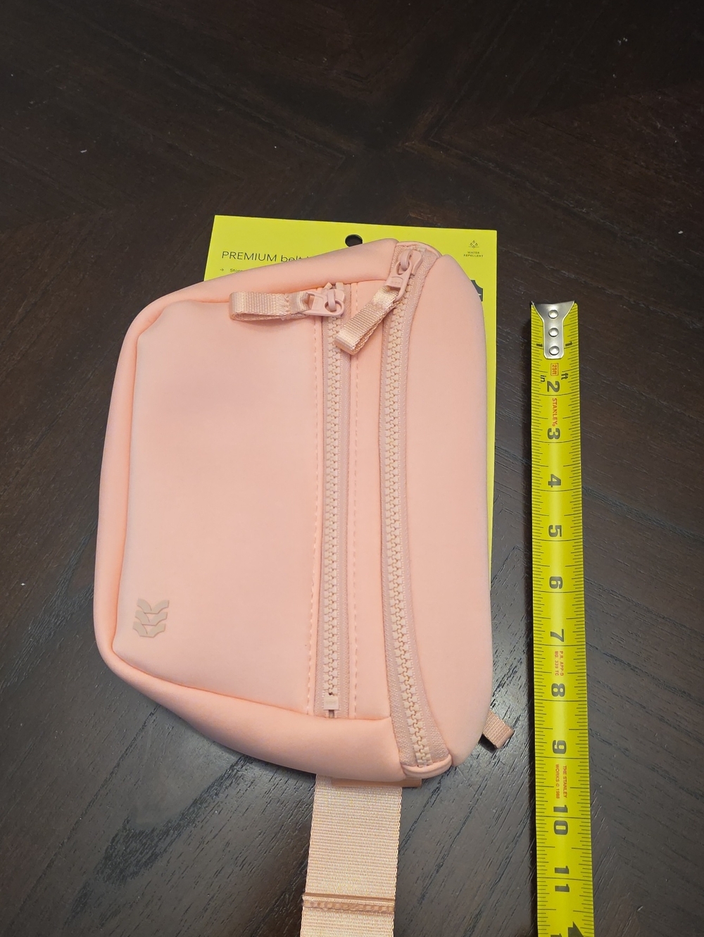 NwT All In Motion Peach Pink Neoprene Crossbody Pouch